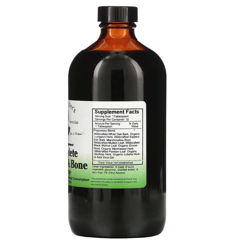 Christopher's Original Formulas, Complete Tissue & Bone Syrup, 16 fl oz (423 ml) 84783885283