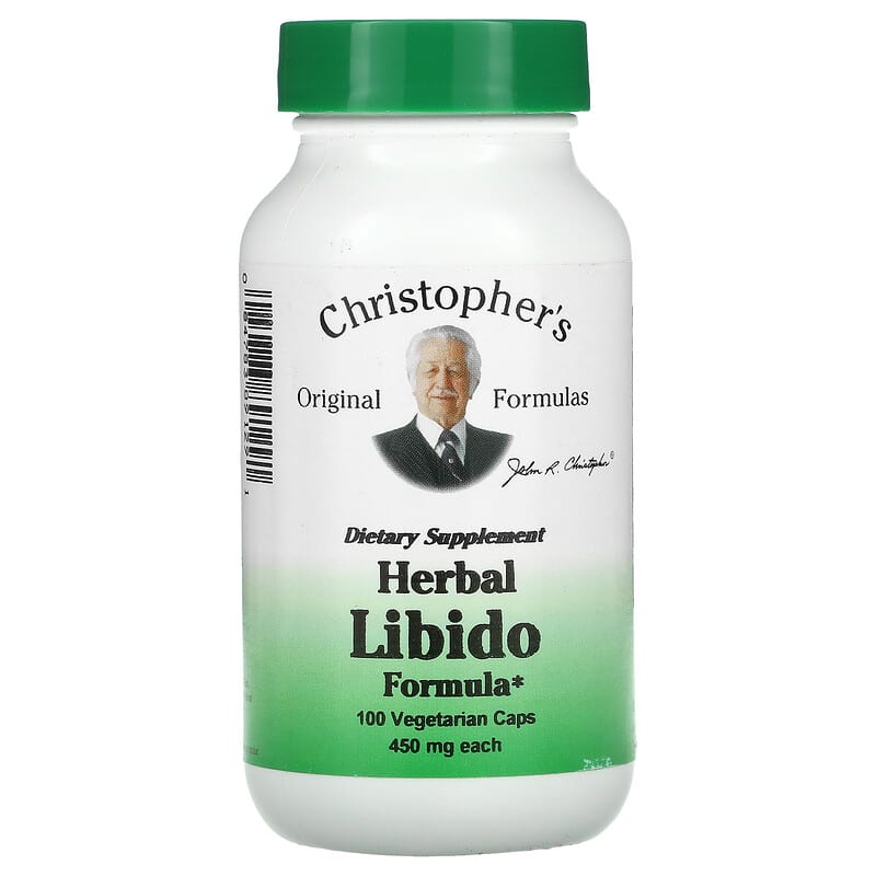 Christopher's Original Formulas Herbal Libido Formula 450 mg 100 Vegetarian Caps 84783891291