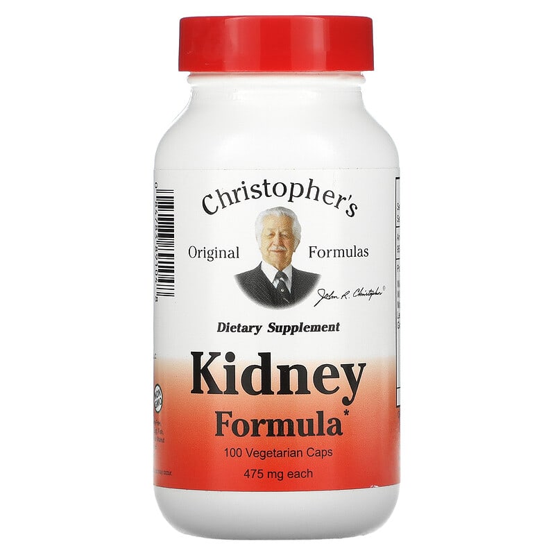 Christopher's Original Formulas Kidney Formula 475 mg 100 Vegetarian Caps 84783891048