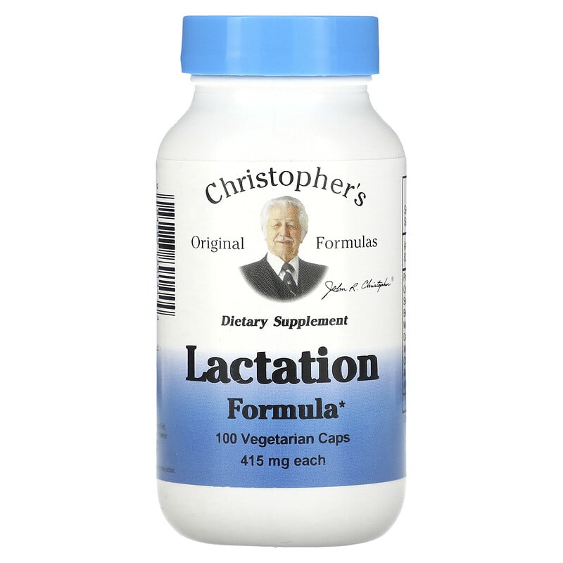 Christopher's Original Formulas Lactation Formula 415 mg 100 Vegetarian Caps 84783891444