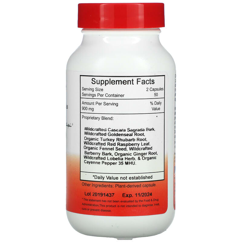 Christopher's Original Formulas, Lower Bowel Formula, 450 mg, 100 Vegetarian Caps 84783891017