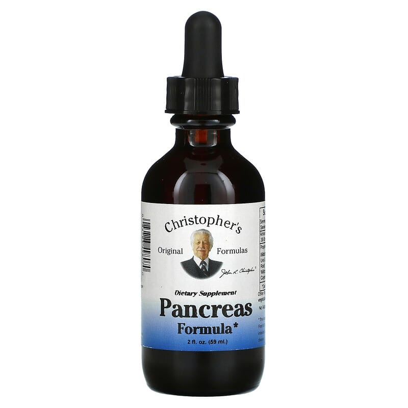 Christopher's Original Formulas Pancreas Formula 2 fl oz (59 ml) 84783498070
