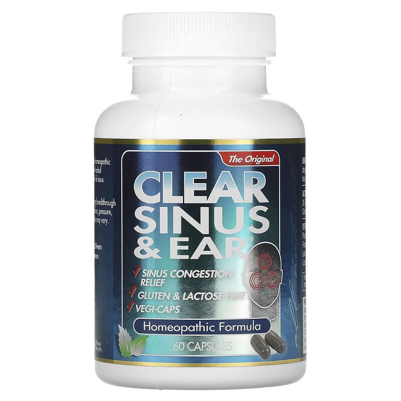 Clear Products Clear Sinus & Ear 60 Capsules 648426049571