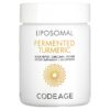 Codeage Liposomal Fermented Turmeric Black Pepper Curcumin Ginger 90 Capsules 853919008472