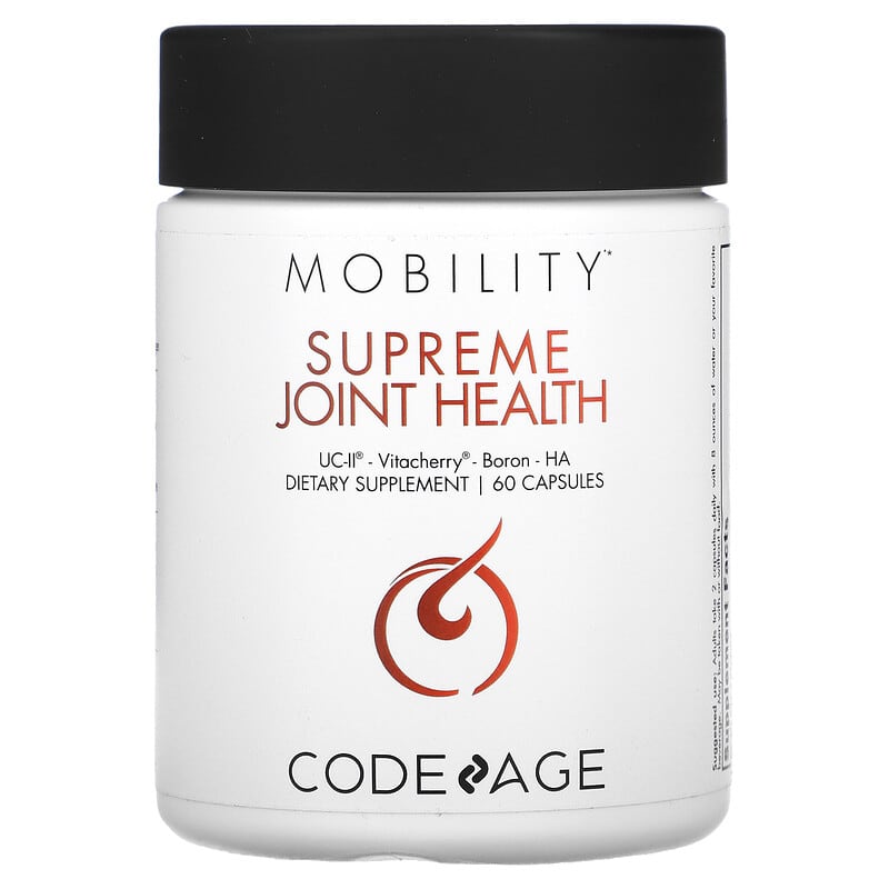 Codeage Mobility Supreme Joint Health UC-II Vitacherry Boron HA 60 Capsules 853919008694