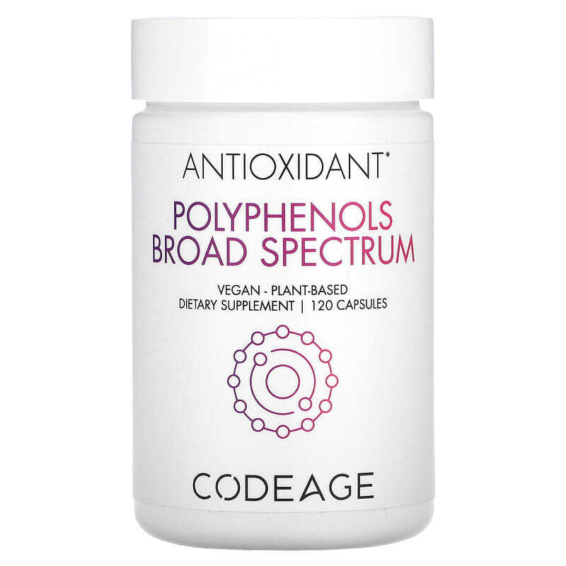 Codeage Polyphenols Broad Spectrum 120 Capsules 853919008328