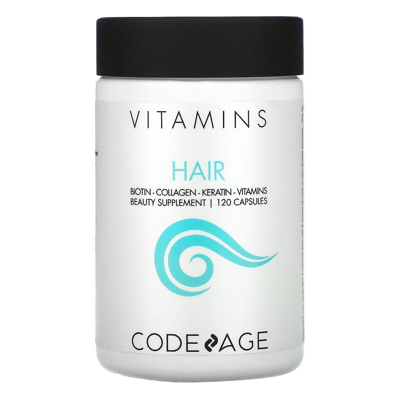 Codeage Vitamins Hair Biotin Collagen Keratin 120 Capsules 853919008496