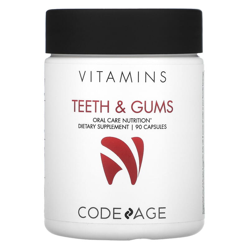 Codeage Vitamins Teeth & Gums Oral Care Nutrition 90 Capsules 853919008489