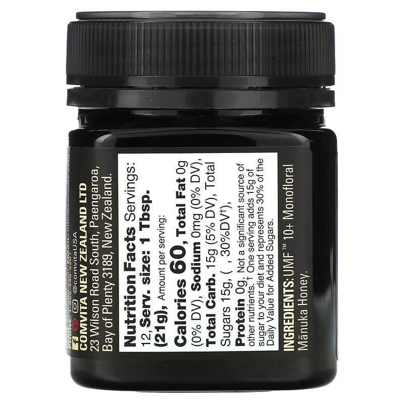 Comvita, Raw Manuka Honey, Certified UMF  10+ (MGO 263+), 8.8 oz (250 g) 9400501003615