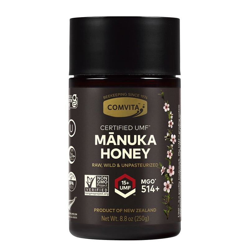 Comvita Raw Manuka Honey Certified UMF 15+ (MGO 514+) 8.8 oz (250 g) 9400501005558