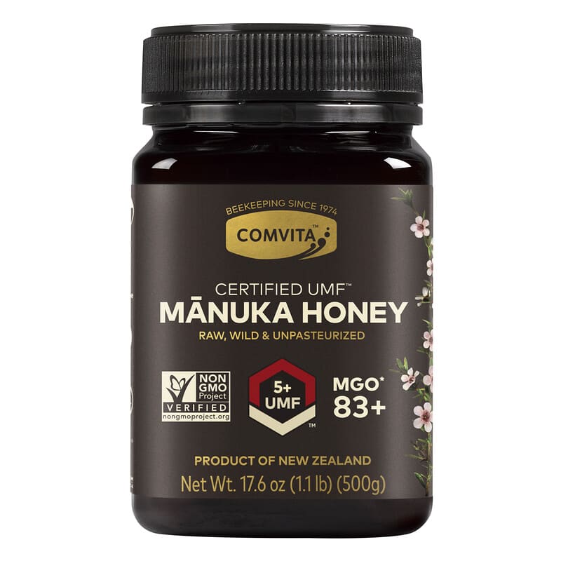 Comvita Raw Manuka Honey Certified UMF 5+ (MGO 83+) 1.1 lb (500 g) 9400501001116