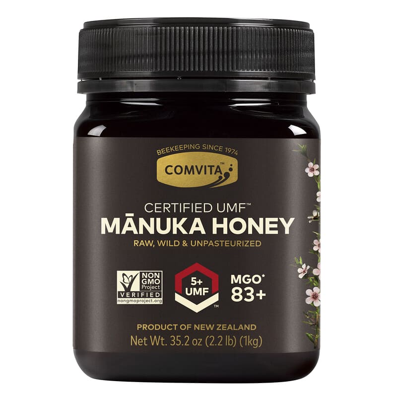 Comvita Raw Manuka Honey Certified UMF 5+ (MGO 83+) 2.2 lb (1 kg) 9400501001123
