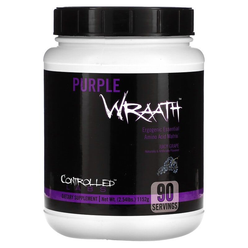Controlled Labs Purple Wraath Juicy Grape 2.54 lbs (1,152 g) 895328001323