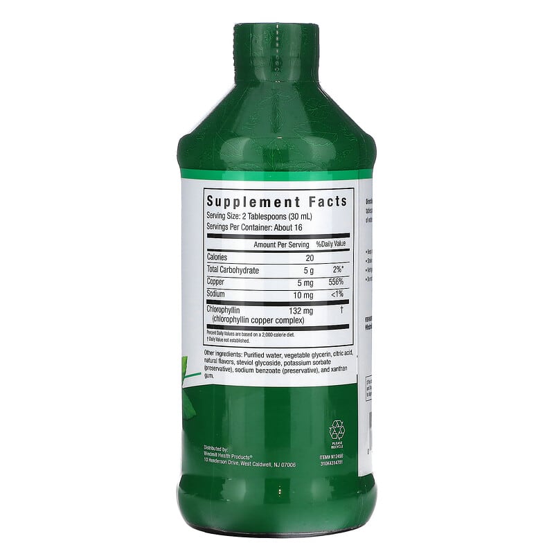 Country Farms, Chloropure Liquid Chlorophyll, Mint, 16 fl oz (473 ml) 35046124564