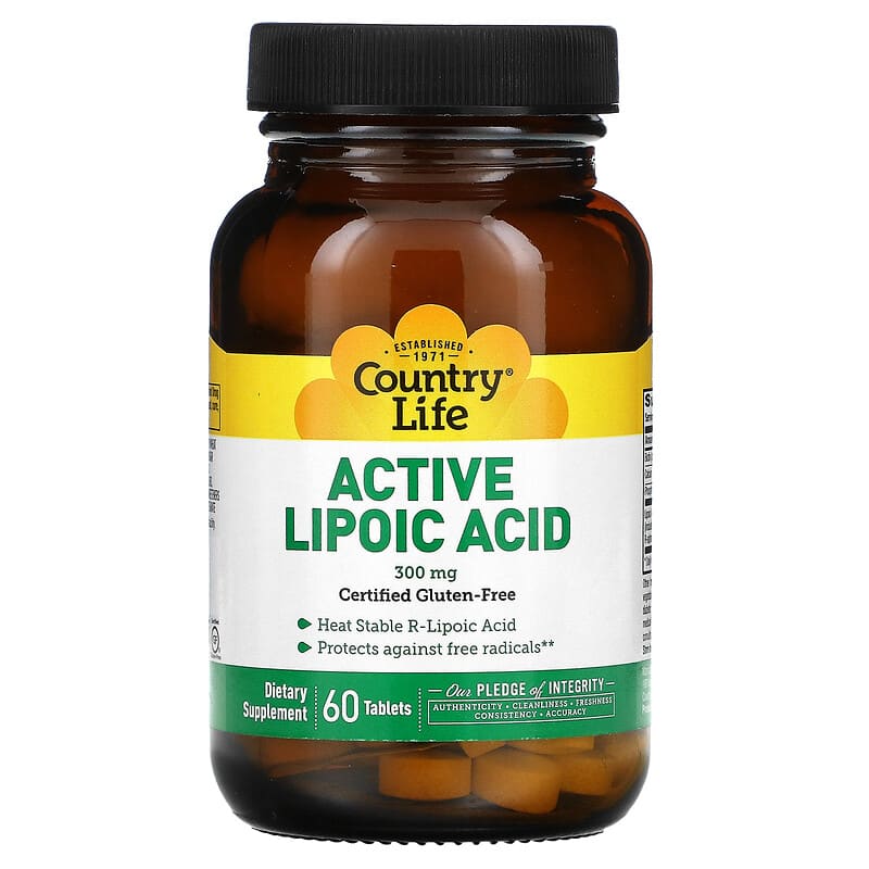 Country Life Active Lipoic Acid 300 mg 60 Tablets 15794016519