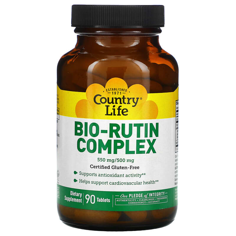 Country Life Bio-Rutin Complex 90 Tablets 15794073413
