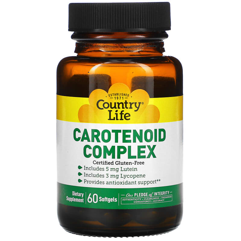 Country Life Carotenoid Complex 60 Softgels 15794056010