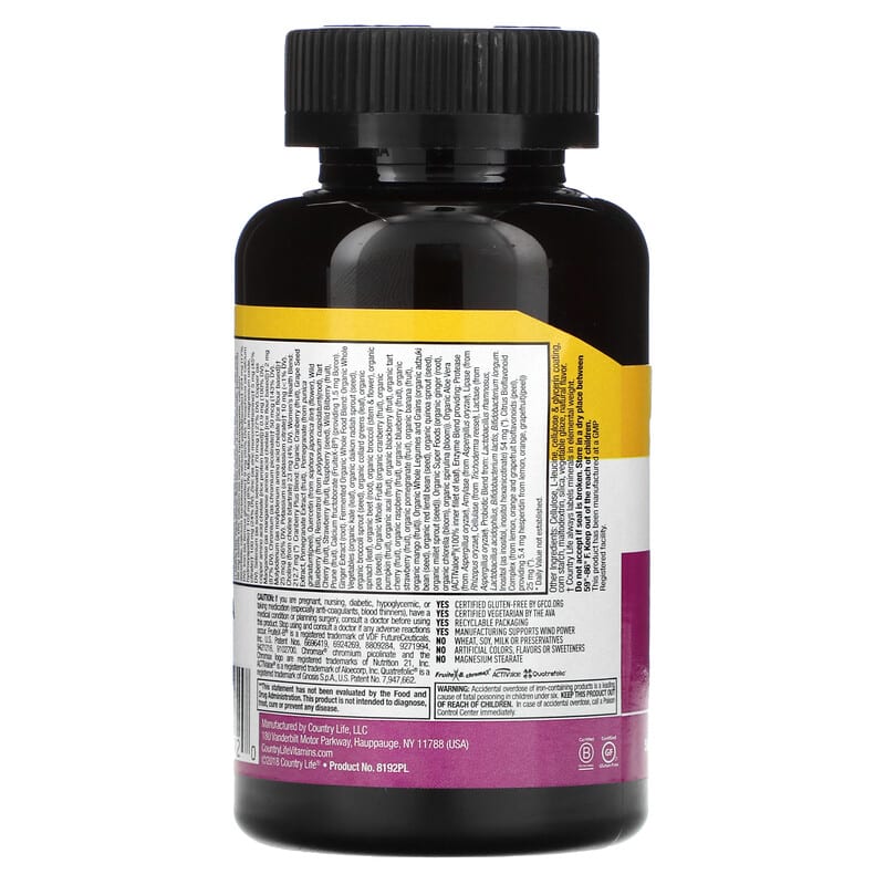 Country Life, Core Daily-1 Multivitamin for Women, 60 Tablets 15794081920