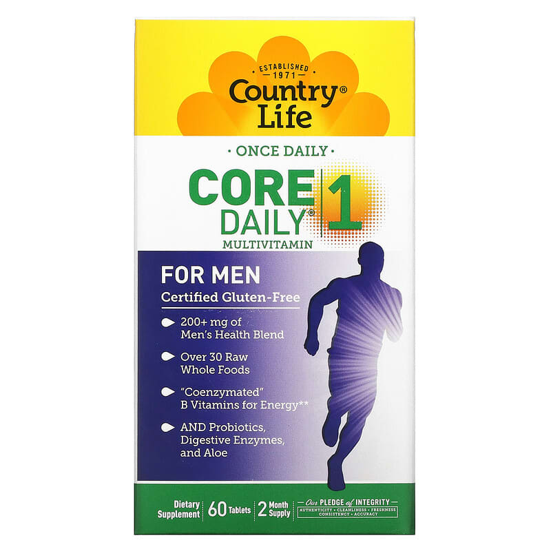 Country Life Core Daily-1 Multivitamins Men 60 Tablets 15794081906