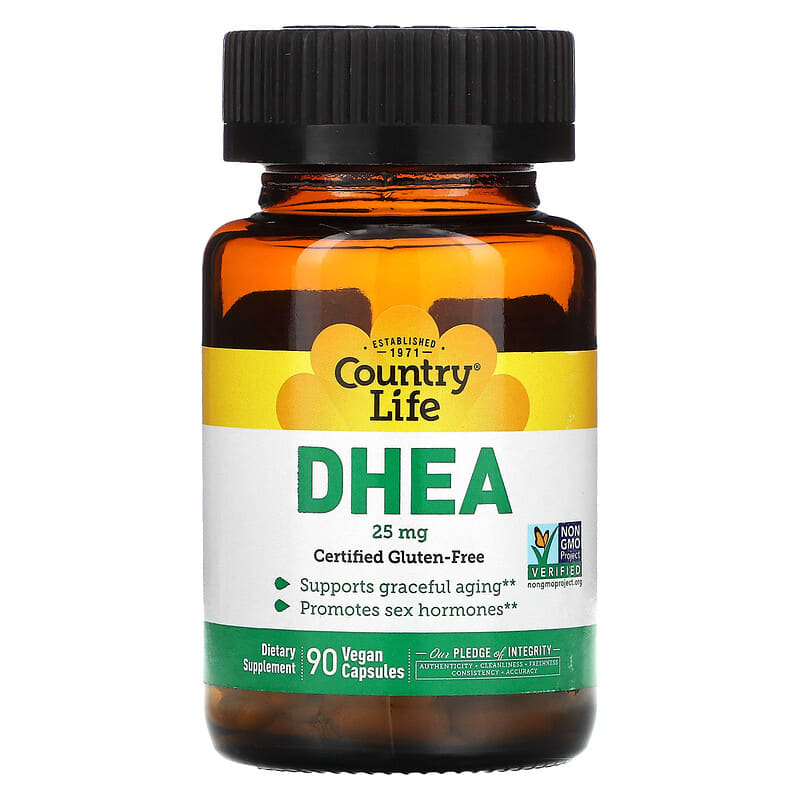 Country Life DHEA 25 mg 90 Vegan Capsules 15794016700