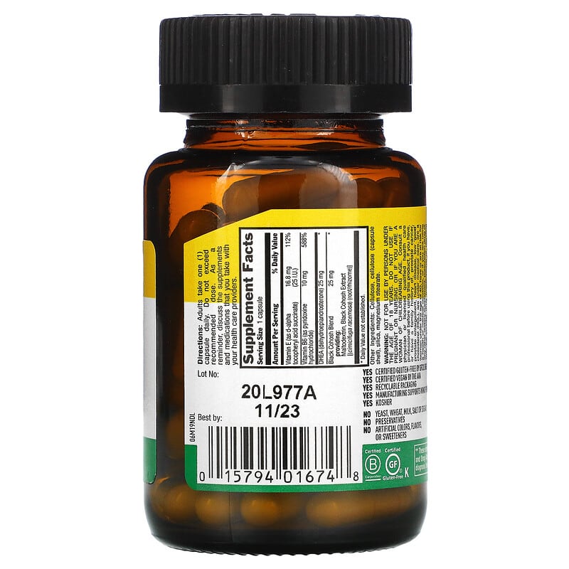 Country Life, DHEA Complex for Women, 60 Vegan Capsules 15794016748