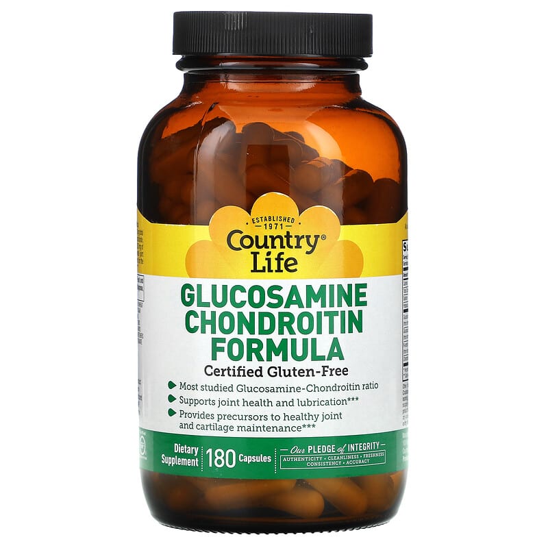 Country Life Glucosamine Chondroitin Formula 180 Capsules 15794017110