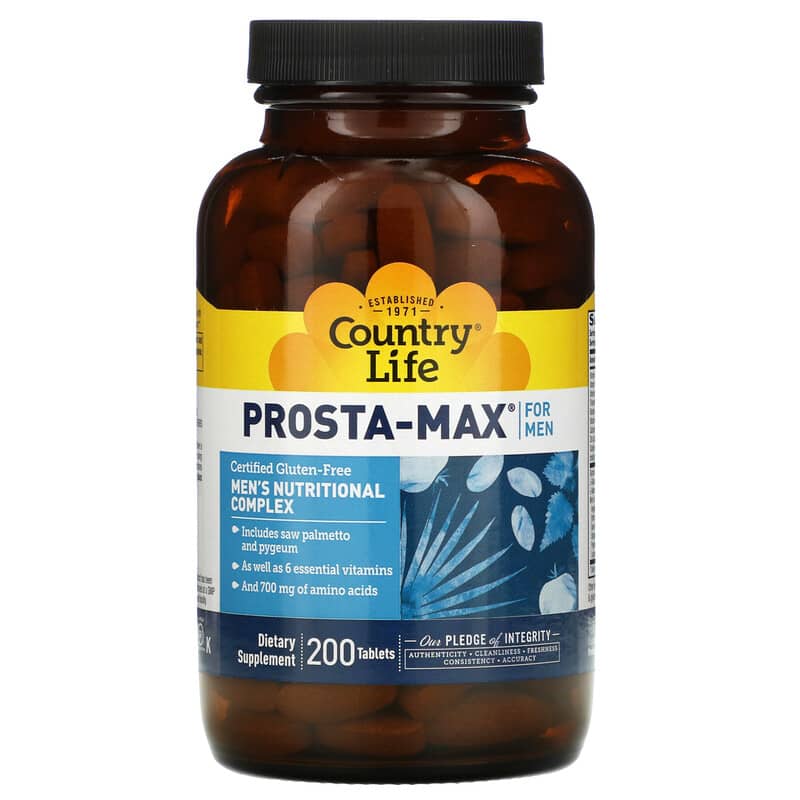 Country Life Prosta Max for Men 200 Tablets 15794016007