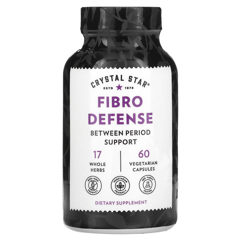 Crystal Star Fibro Defense 60 Vegetarian Capsules 747889043451