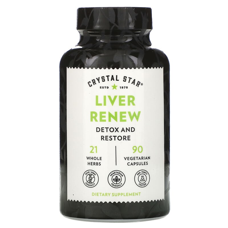 Crystal Star Liver Renew 90 Vegetarian Capsules 747889030000