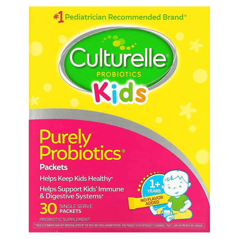 Culturelle Kids Purely Probiotics 1+ Years Unflavored 30 Single Serve Packets 49100400082