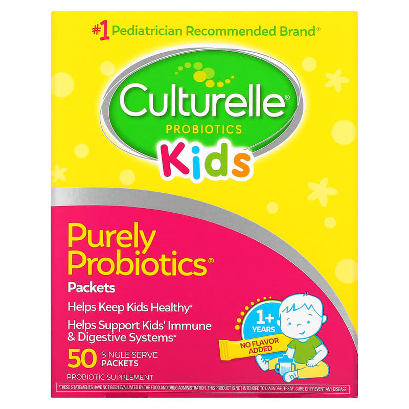 Culturelle Kids Purely Probiotics 1+ Years Unflavored 50 Single Serve Packets 49100400266