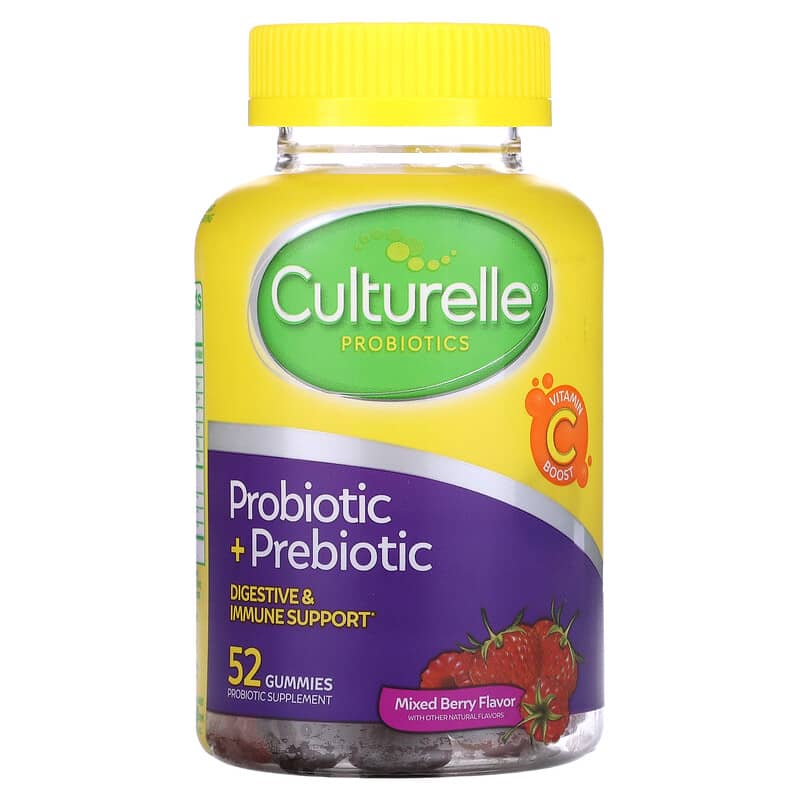 Culturelle Probiotic + Prebiotic Gummies Mixed Berry 52 Gummies 49100400921