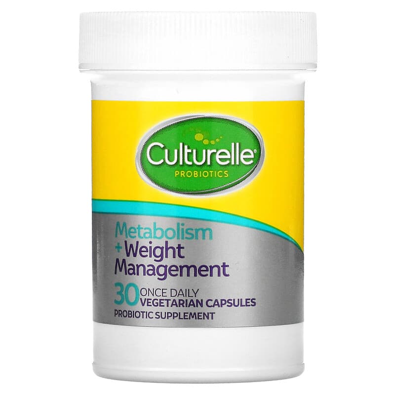 Culturelle, Probiotics, Metabolism + Weight Management, 30 Vegetarian Capsules 49100400945