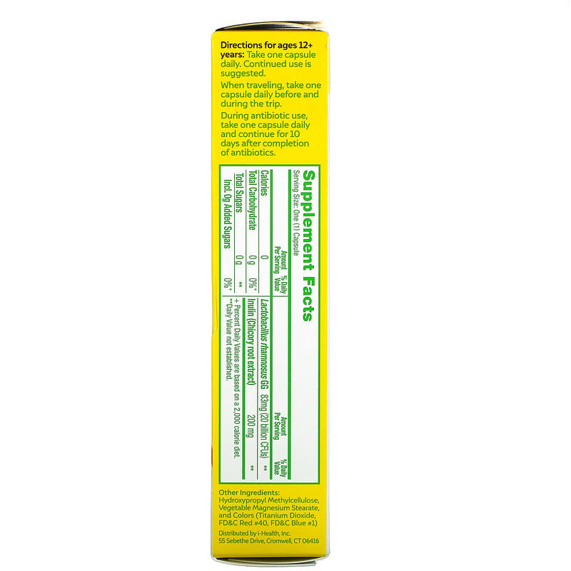 Culturelle, Ultimate Strength Probiotic, 20 Billion CFU, 30 Vegetarian Capsules 49100400518
