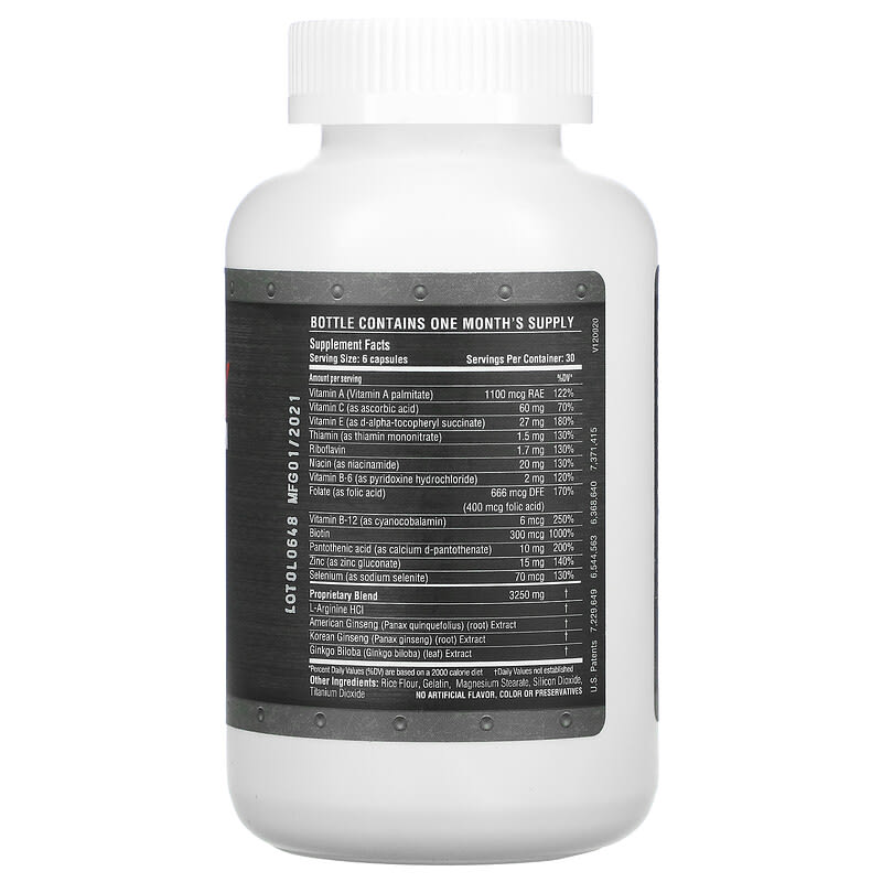 Daily Wellness Company, ArginMax, Men, 180 Capsules 631462240101