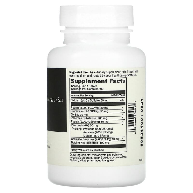 DaVinci Laboratories of Vermont, All-Zyme, 90 Tablets 26664234094