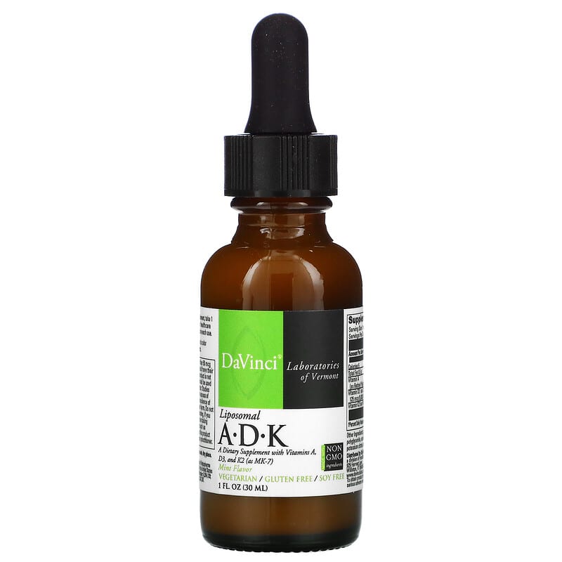 DaVinci Laboratories of Vermont Liposomal A.D.K Mint 1 fl oz (30 ml) 26664014955