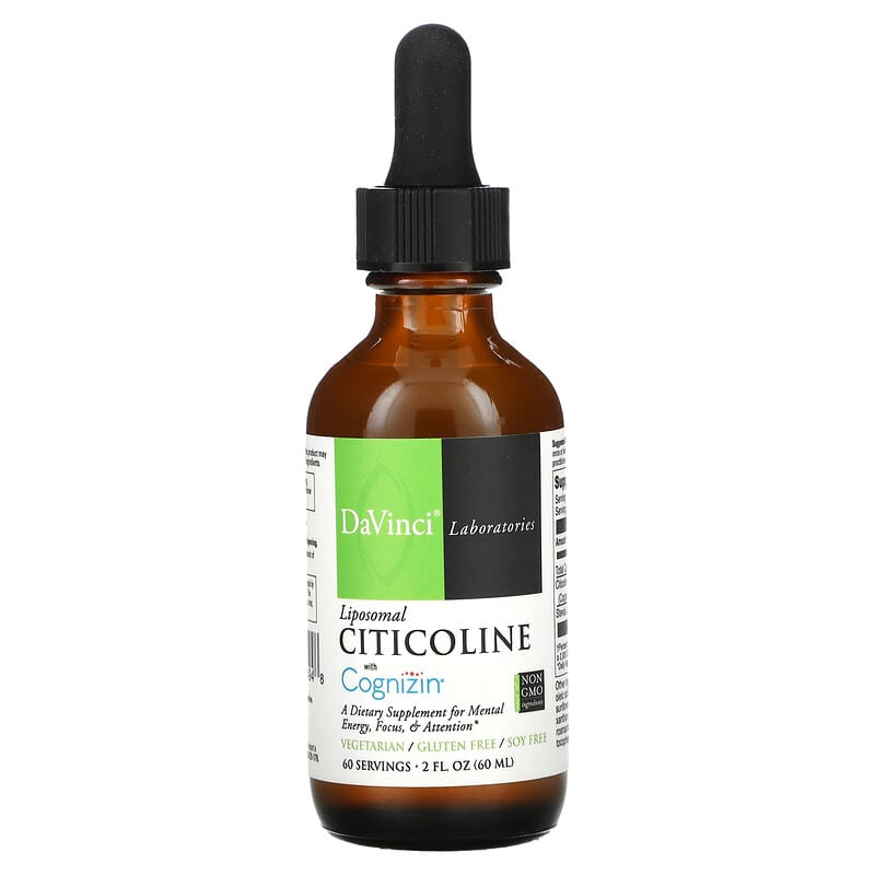 DaVinci Laboratories of Vermont Liposomal Citicoline with Cognizin 2 fl oz (60 ml) 26664014948