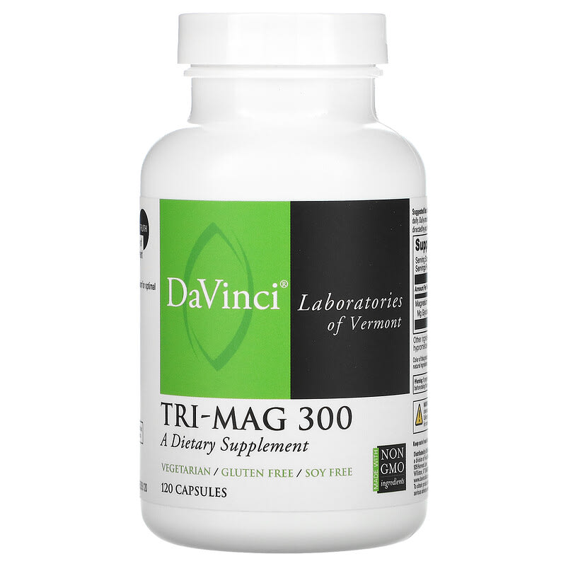 DaVinci Laboratories of Vermont Tri-Mag 300 120 Capsules 26664013507