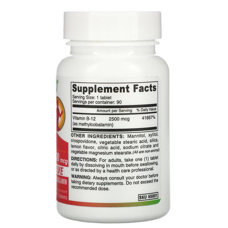 Deva, Vegan B12, Fast-Dissolve, 2,500 mcg, 90 Tablets 895634000430