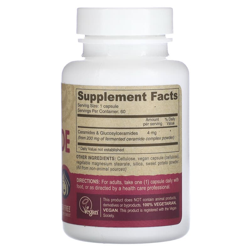 Deva, Vegan Ceramide, 60 Vegan Caps 895634000348