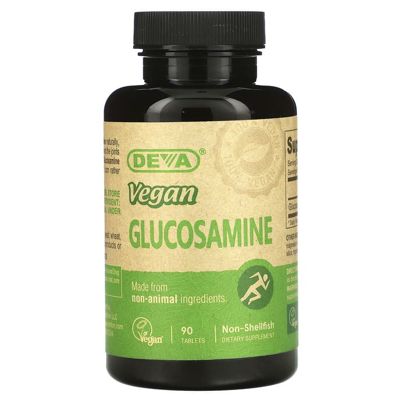 Deva Vegan Glucosamine 90 Tablets 895634000010