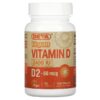 Deva Vegan Vitamin D D2 60 mcg (2,400 IU) 90 Tablets 895634000331