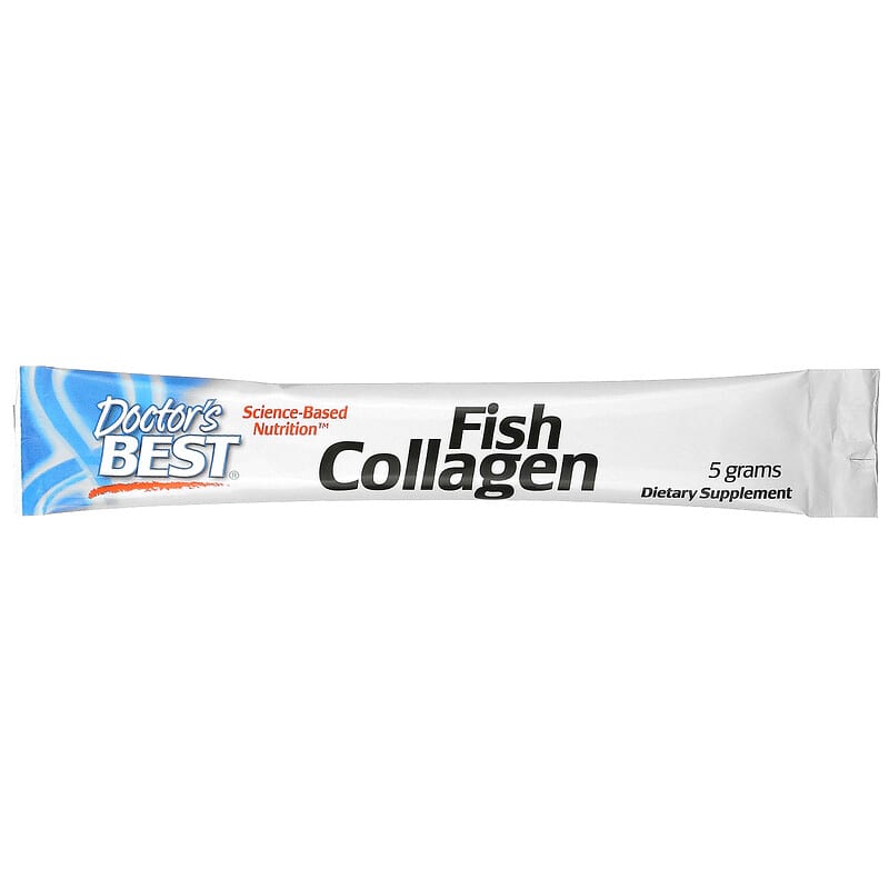 Doctor's Best, Fish Collagen with Naticol, 5 g, 30 Powder Stick Packs 753950004184
