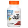 Doctor's Best High Absorption CoQ10 with BioPerine 100 mg 120 Softgels 753950001831
