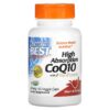 Doctor's Best High Absorption CoQ10 with BioPerine 100 mg 60 Veggie Caps 753950000698