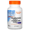 Doctor's Best Hyaluronic Acid + Chondroitin Sulfate with BioCell Collagen 60 Tablets 753950002654