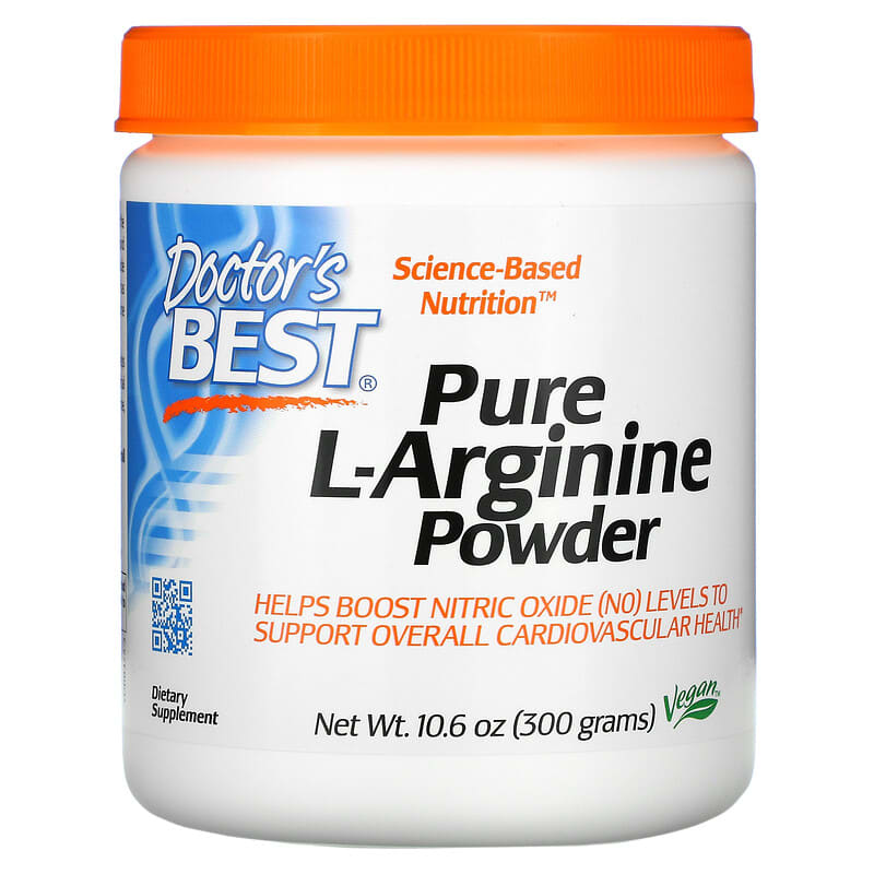 Doctor's Best Pure L-Arginine Powder 10.6 oz (300 g) 753950003743