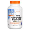 Doctor's Best Pure Wild Alaskan Fish Oil with AlaskOmega 1,000 mg 180 Marine Softgels 753950004177