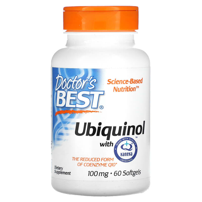 Doctor's Best Ubiquinol with Kaneka Q+ 100 mg 60 Softgels 753950002050